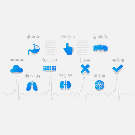 Set of medical iconsのイラスト素材