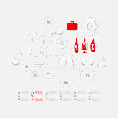 Set of medical iconsのイラスト素材