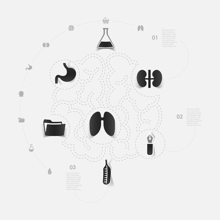 Set of medical iconsのイラスト素材