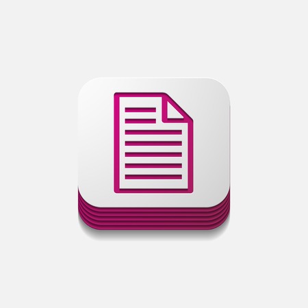 Square button in modern styleのイラスト素材