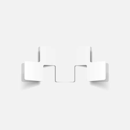 Realistic element of modern designのイラスト素材