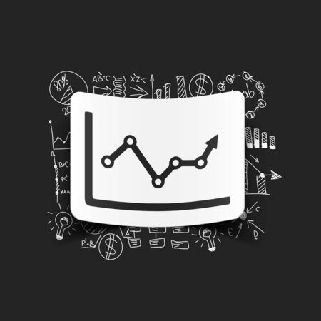 Drawing business formulas: chartのイラスト素材