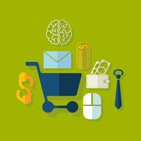 Set of business iconsのイラスト素材