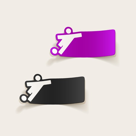 realistic design element: football playerのイラスト素材