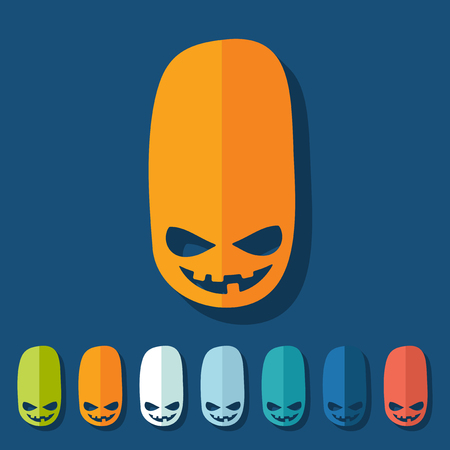 Flat design: monsterのイラスト素材