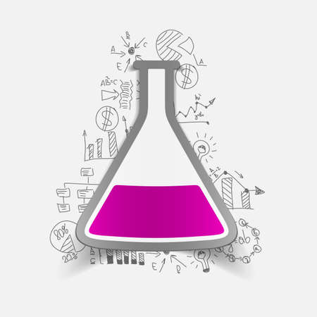 Drawing business formulas: tubeのイラスト素材