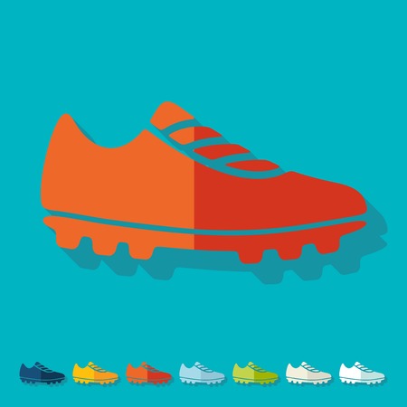 Flat design: sneakersのイラスト素材
