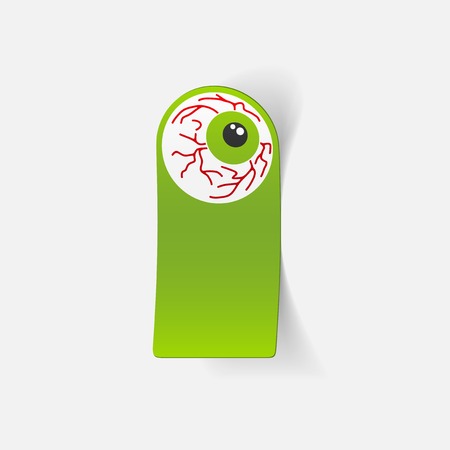 realistic design element: eyeのイラスト素材