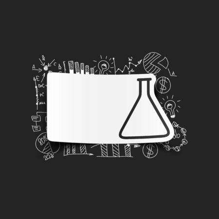 Drawing business formulas: tubeのイラスト素材