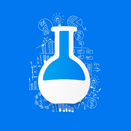 Drawing business formulas: tubeのイラスト素材