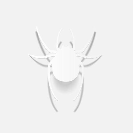 realistic design element: spiderのイラスト素材