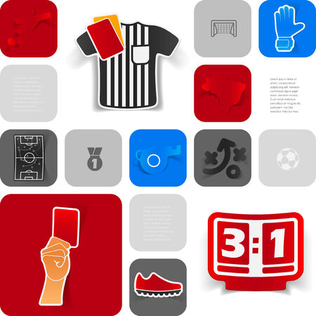football, soccer infographicのイラスト素材