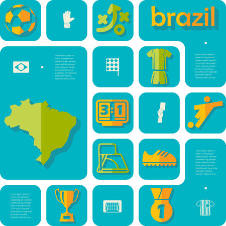 football, soccer infographicのイラスト素材