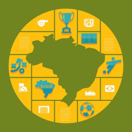 football, soccer infographicのイラスト素材