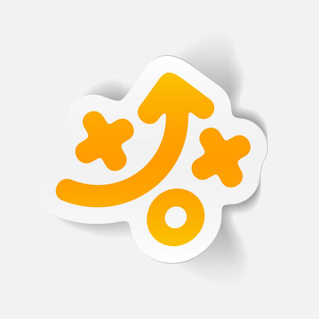 realistic design element: tacticsのイラスト素材