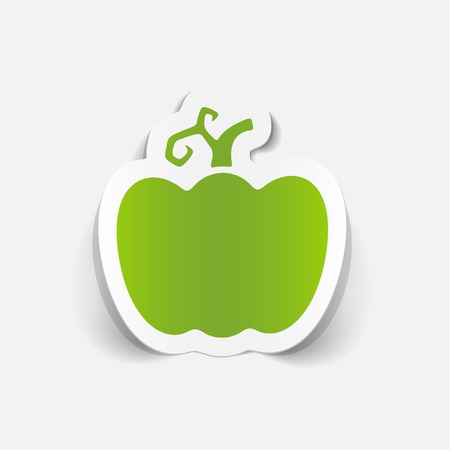 realistic design element: pumpkinのイラスト素材