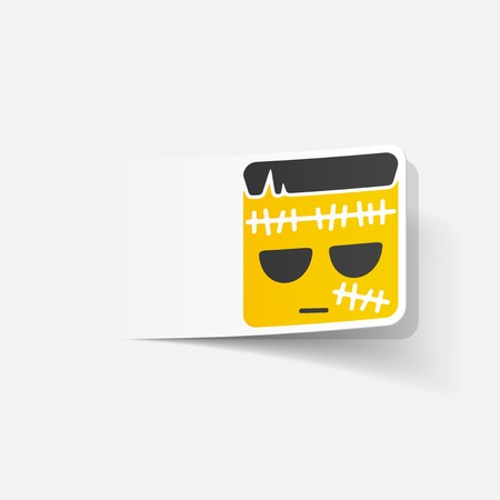 realistic design element: zombieのイラスト素材