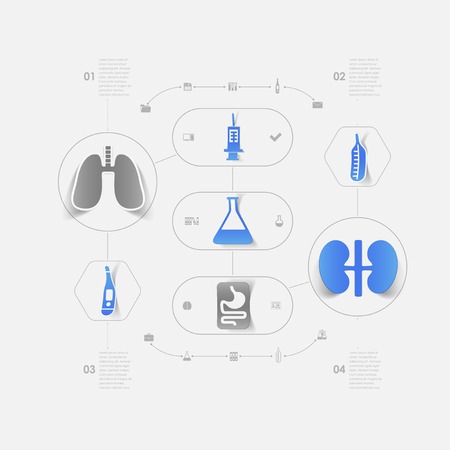 Set of medical iconsのイラスト素材