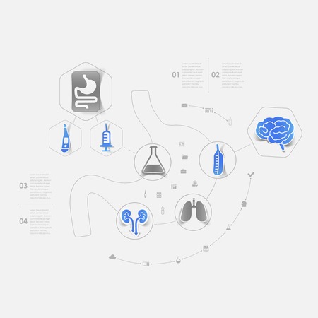 Set of medical iconsのイラスト素材