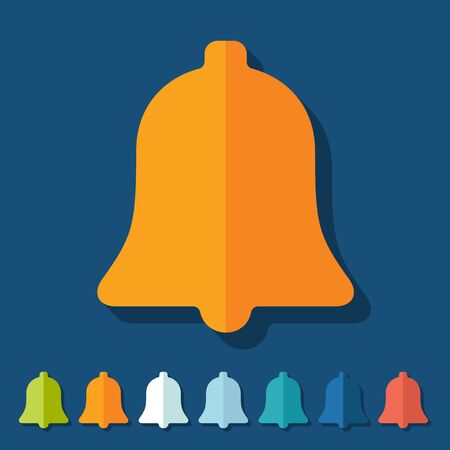 Flat design: bellのイラスト素材