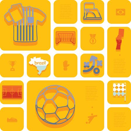 football, soccer infographicのイラスト素材