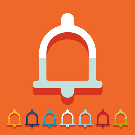 Flat design: bellのイラスト素材