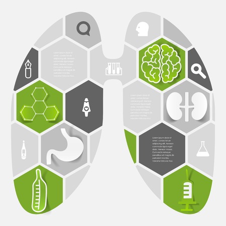 Set of medical iconsのイラスト素材