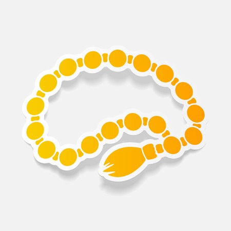 realistic design element: rosaryのイラスト素材