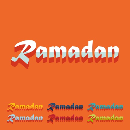 Flat design: Ramadanのイラスト素材