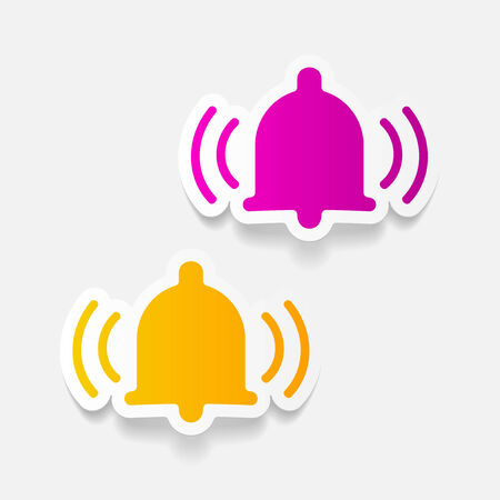 realistic design element: bellのイラスト素材