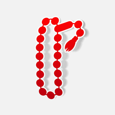 realistic design element: rosaryのイラスト素材