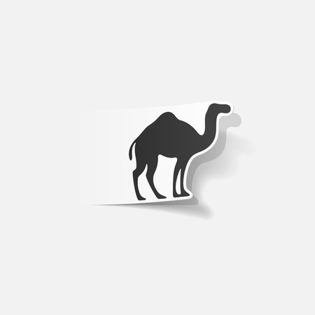 realistic design element: camelのイラスト素材