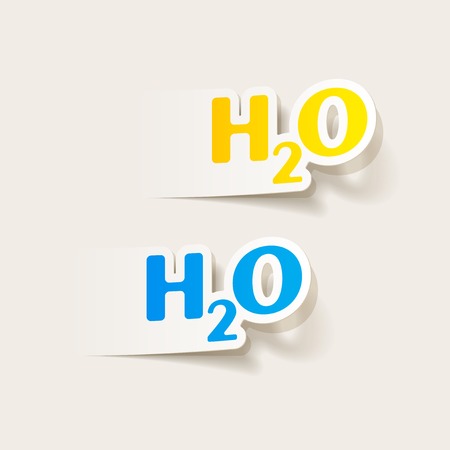 realistic design element: waterのイラスト素材