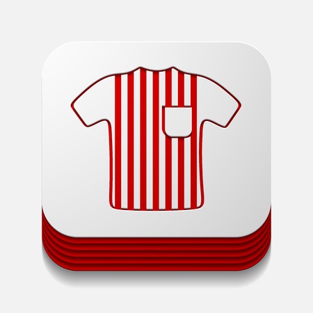 square button: refereeのイラスト素材