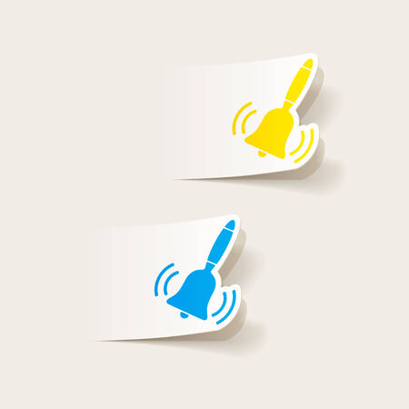 realistic design element: bellのイラスト素材