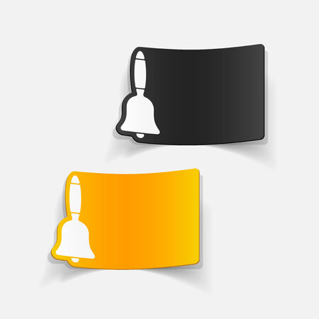 realistic design element: bellのイラスト素材