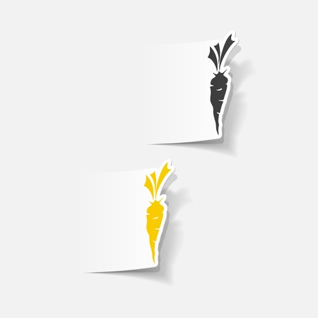 realistic design element: carrotsのイラスト素材