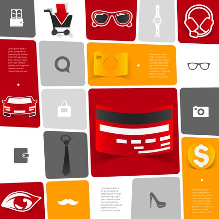 Fashion infographicのイラスト素材