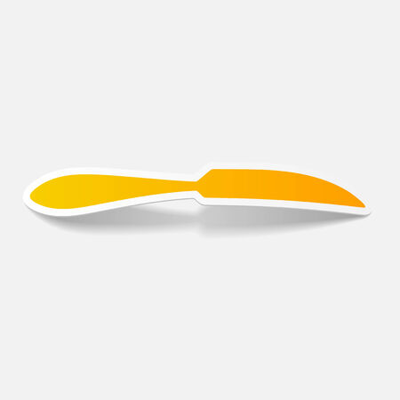 realistic design element: knifeのイラスト素材