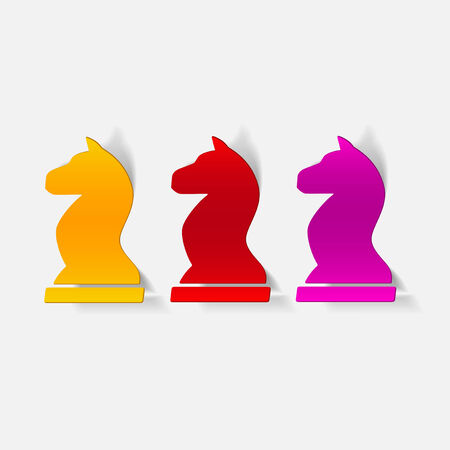 realistic design element: chessのイラスト素材