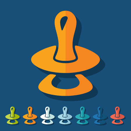 Flat design: sootherのイラスト素材