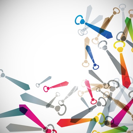 abstract background: tieのイラスト素材