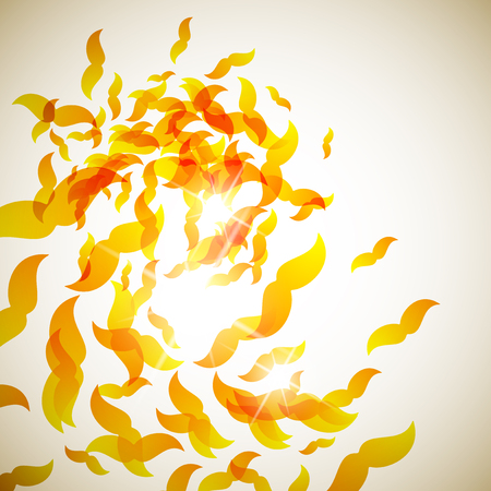 abstract background: mustacheのイラスト素材