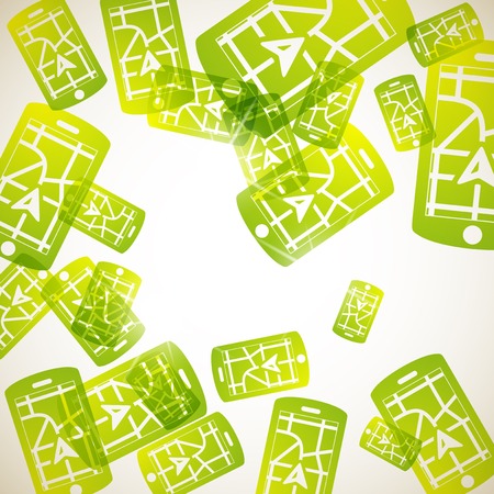 abstract background: navigatorのイラスト素材