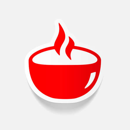 realistic design element: dishのイラスト素材