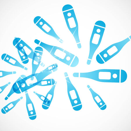 abstract background: thermometerのイラスト素材