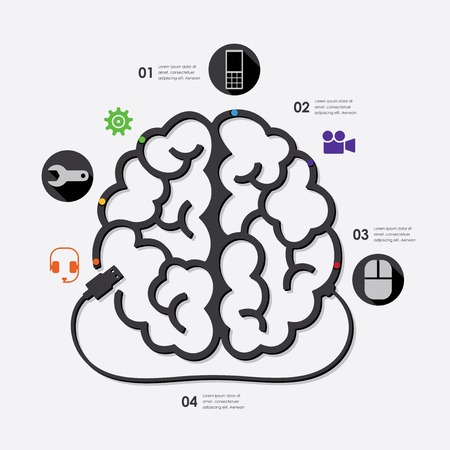 technology infographicのイラスト素材