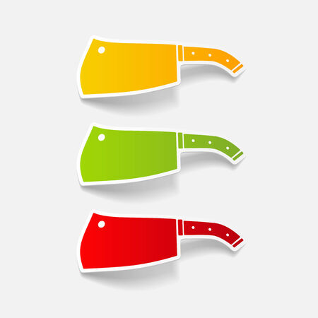 realistic design element: knifeのイラスト素材