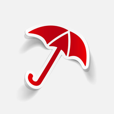 realistic design element: umbrellaのイラスト素材