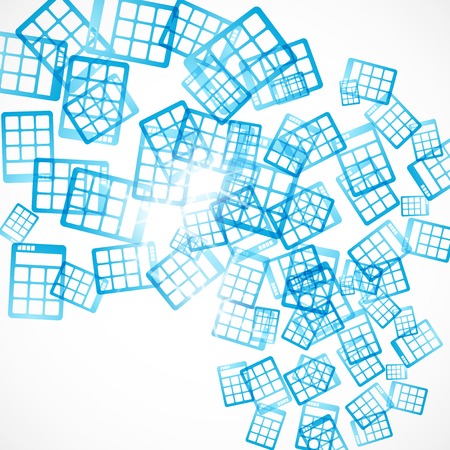abstract background: calculatorのイラスト素材